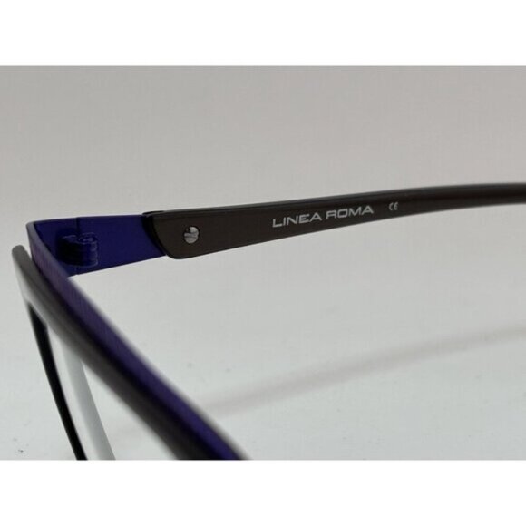 LINEA ROMA - CLASS 353 C.3 51-16-135 Black & Purple Glasses Frames - Picture 5 of 8